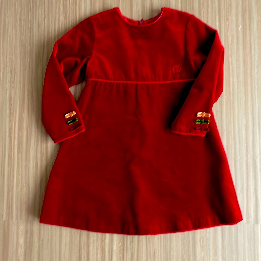 Christian Dior Velvet toddler Dress size 4 & Bluberi Blvd peacoat
